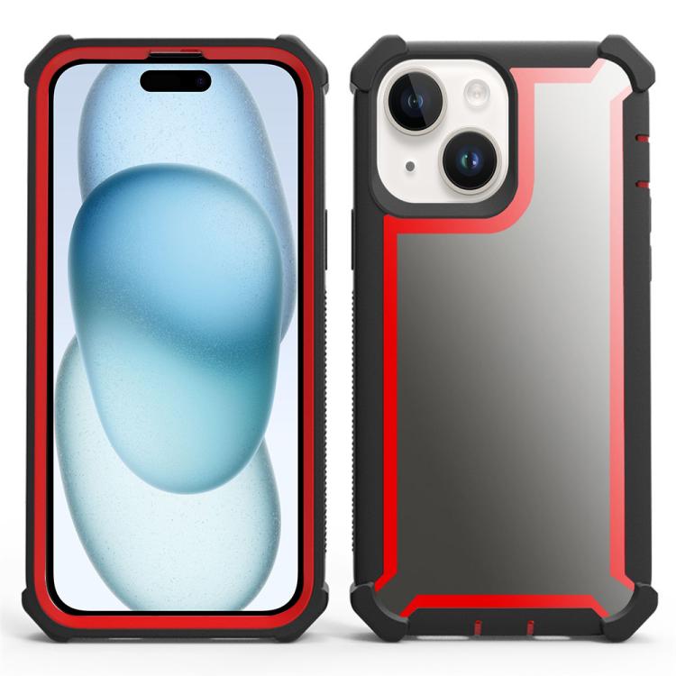 For iPhone 15 Reinforced Corner Design TPU + PC Shockproof Phone Case