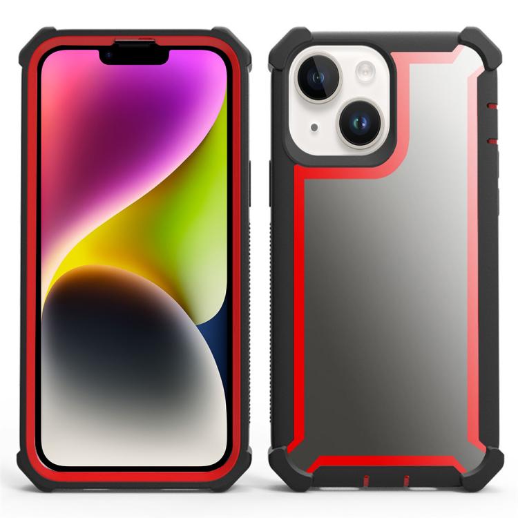 For iPhone 14 Plus Reinforced Corner Design TPU + PC Shockproof Phone Case
