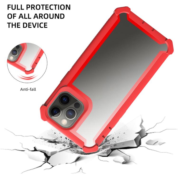 For iPhone 16 Reinforced Corner Design TPU + PC Shockproof Phone Case
