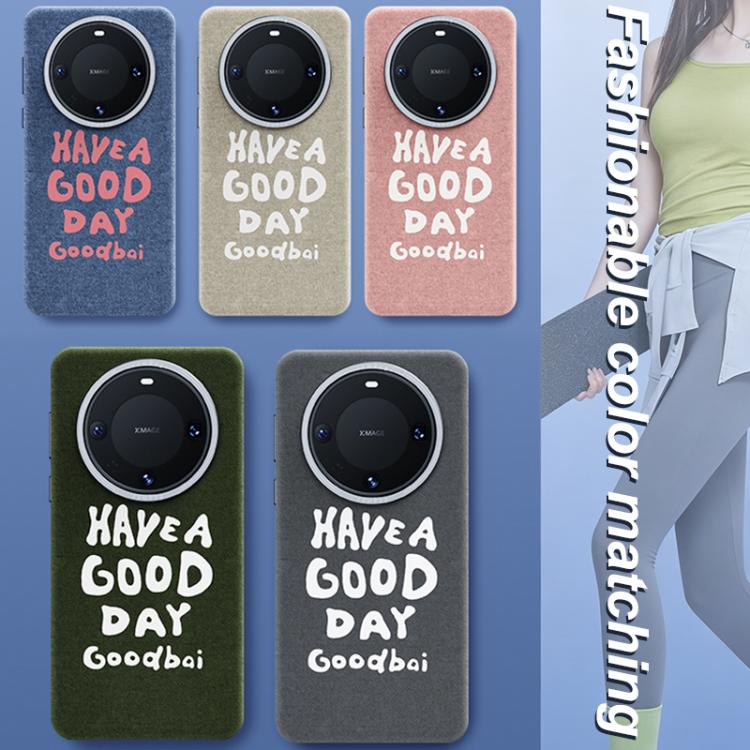 For Huawei Mate 60 Pro Beautiful Series Denim Texture Full Coverage Magnetic Phone Case