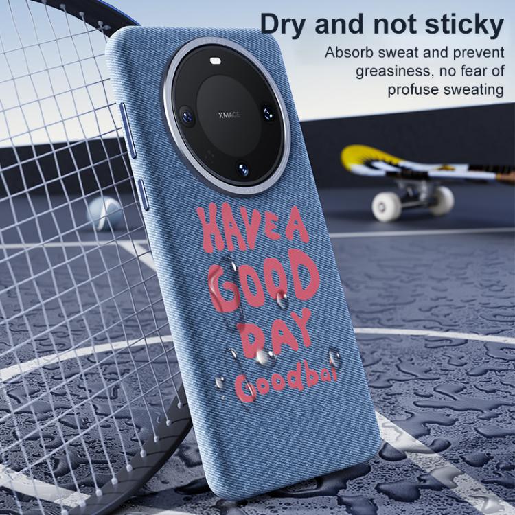 For Huawei Mate 70 Pro Beautiful Series Denim Texture Full Coverage Magnetic Phone Case