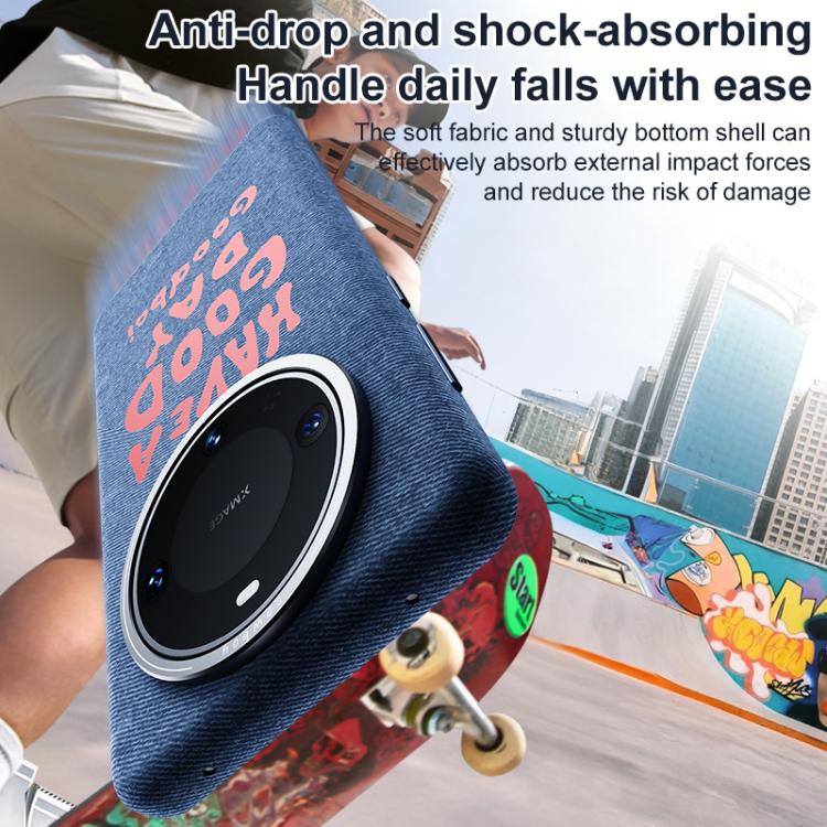 For Huawei Mate 80 Pro Max Beautiful Series Denim Texture Full Coverage Magnetic Phone Case