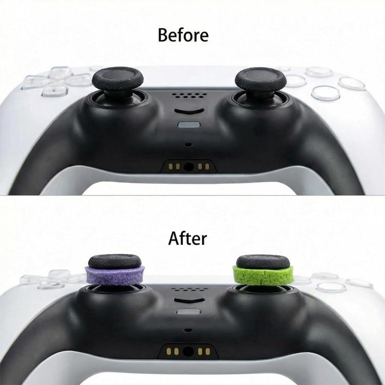 XDcase 12pcs Aiming Precision Rings for PS4 / PS5 / Xbox / Switch / Google Stadia - Green/Purple/Black/Grey