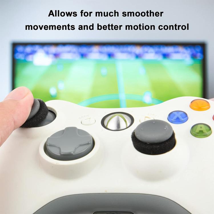 XDcase 12pcs Aiming Precision Rings for PS4 / PS5 / Xbox / Switch / Google Stadia - Green/Purple/Black/Grey