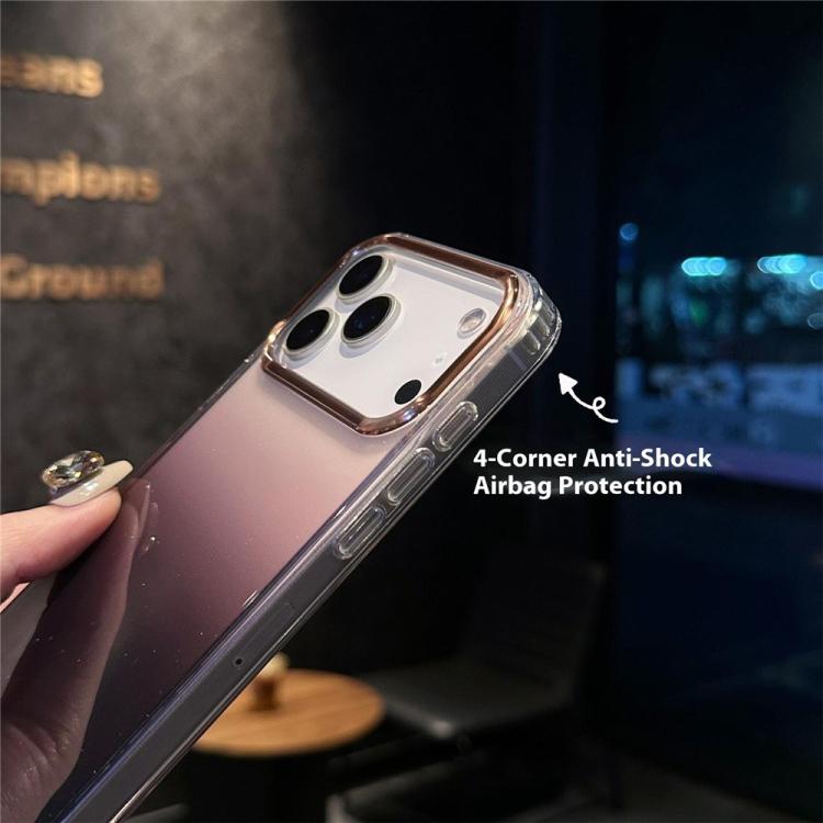 For iPhone 11 Pro Max IMD Gradient Glitter PC + TPU Shockproof Phone Case