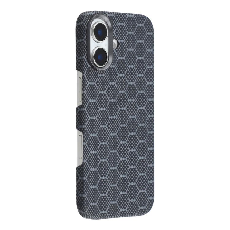 For iPhone Air Honeycomb Texture Aramid Fiber Magnetic Phone Case