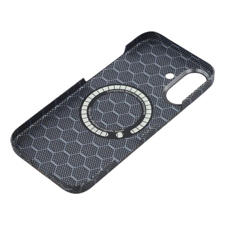 For iPhone Air Honeycomb Texture Aramid Fiber Magnetic Phone Case