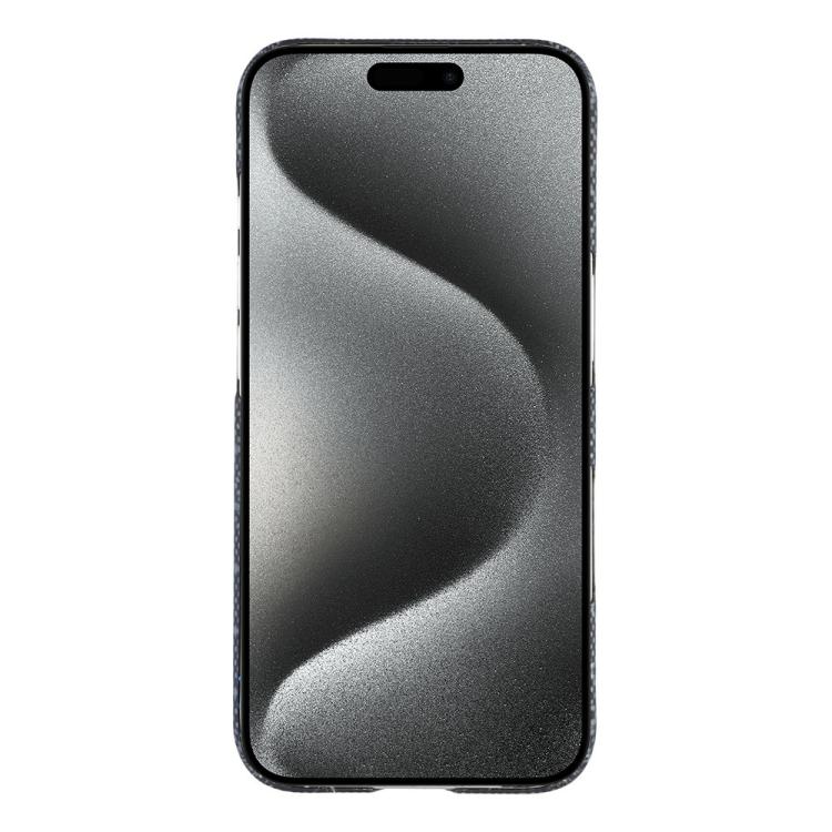 For iPhone 15 Pro Honeycomb Texture Aramid Fiber Magnetic Phone Case