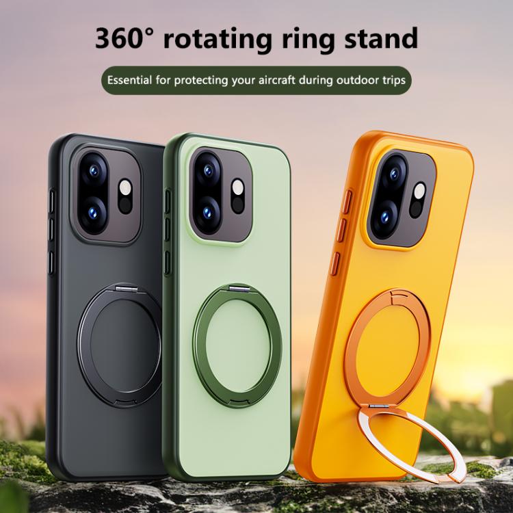 For OnePlus 15T Boundless Series Skin Feel Magnetic Holder Phone Case