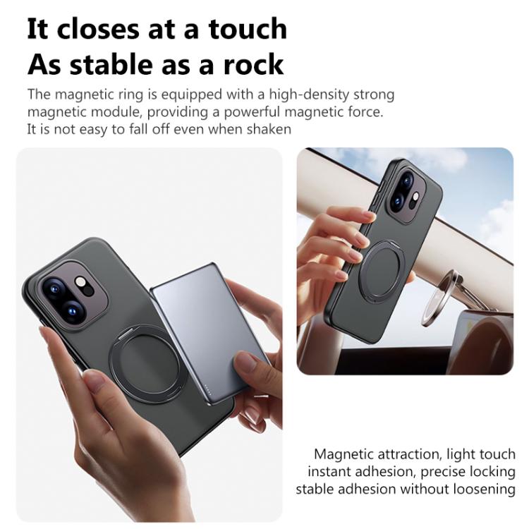 For OnePlus 15T Boundless Series Skin Feel Magnetic Holder Phone Case
