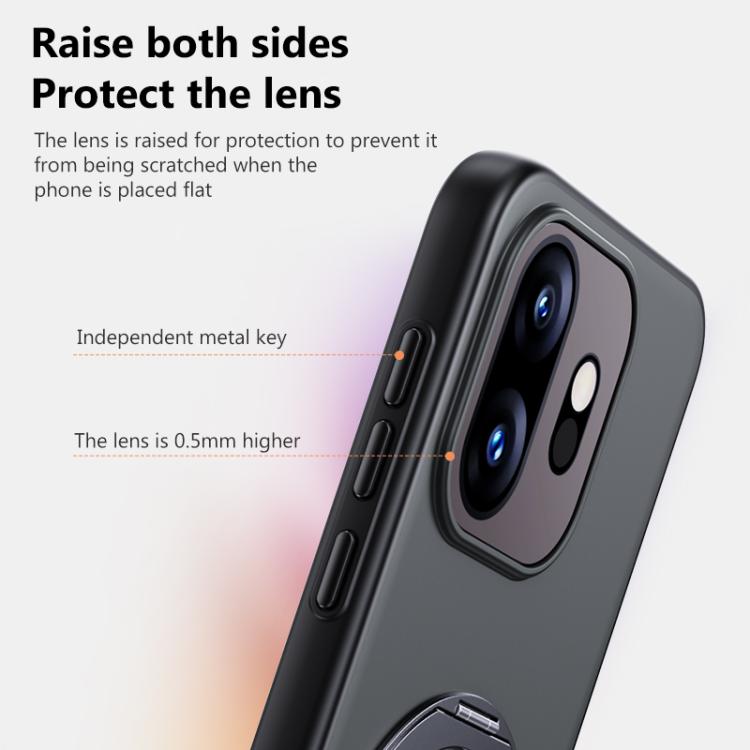 For OnePlus 15T Boundless Series Skin Feel Magnetic Holder Phone Case