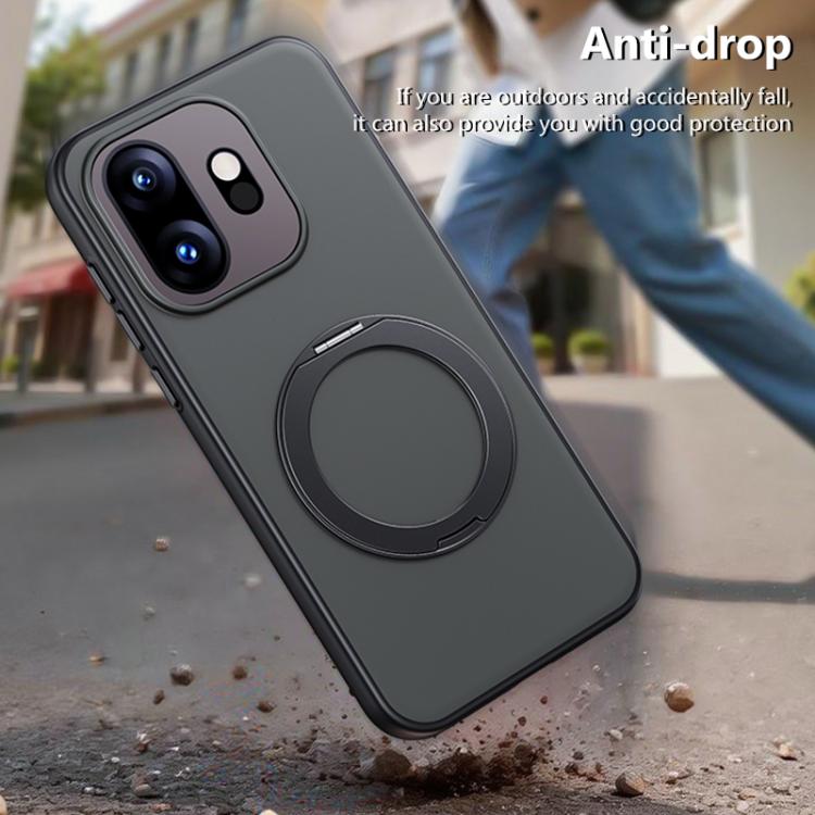 For OnePlus 15T Boundless Series Skin Feel Magnetic Holder Phone Case