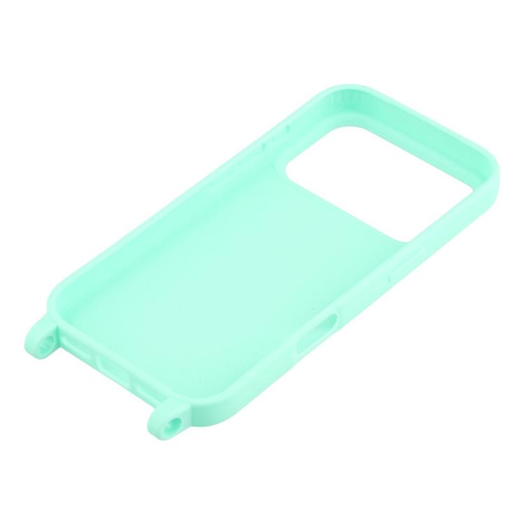 For iPhone 17 Pro Max TPU Soft Matte Phone Case with Long Lanyard