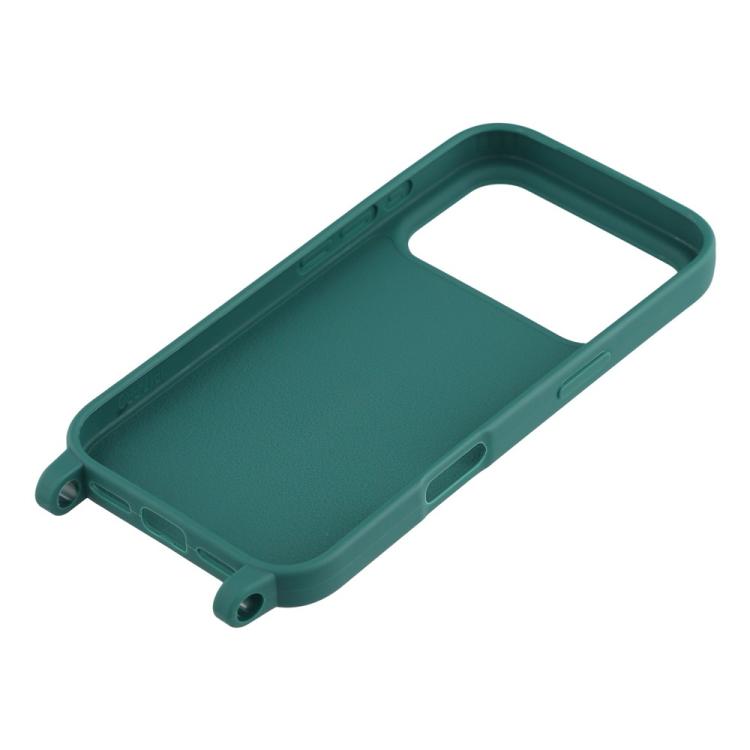For iPhone 17 Pro Max TPU Soft Matte Phone Case with Long Lanyard
