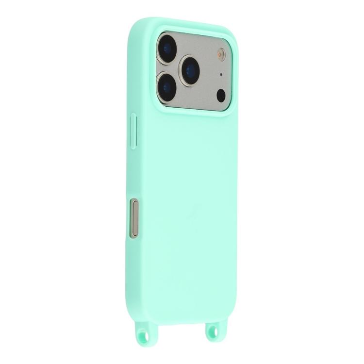 For iPhone 17 Pro TPU Soft Matte Phone Case with Long Lanyard