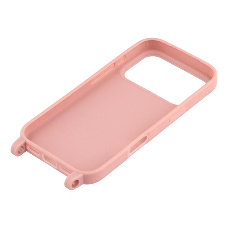 For iPhone 17 Pro TPU Soft Matte Phone Case with Long Lanyard
