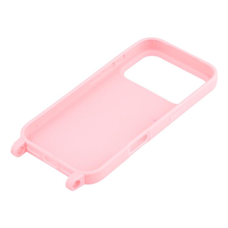 For iPhone 17 Pro TPU Soft Matte Phone Case with Long Lanyard