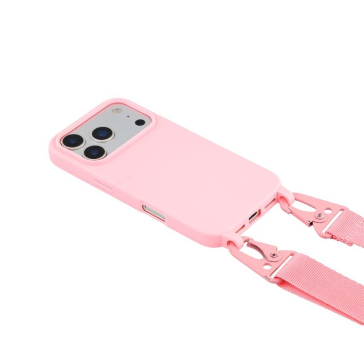 For iPhone 17 Pro TPU Soft Matte Phone Case with Long Lanyard