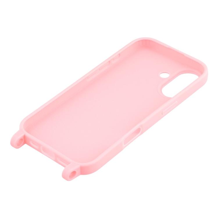 For iPhone 17 TPU Soft Matte Phone Case with Long Lanyard