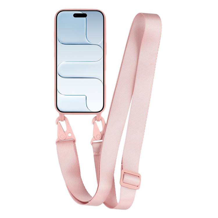 For iPhone Air TPU Soft Matte Phone Case with Long Lanyard