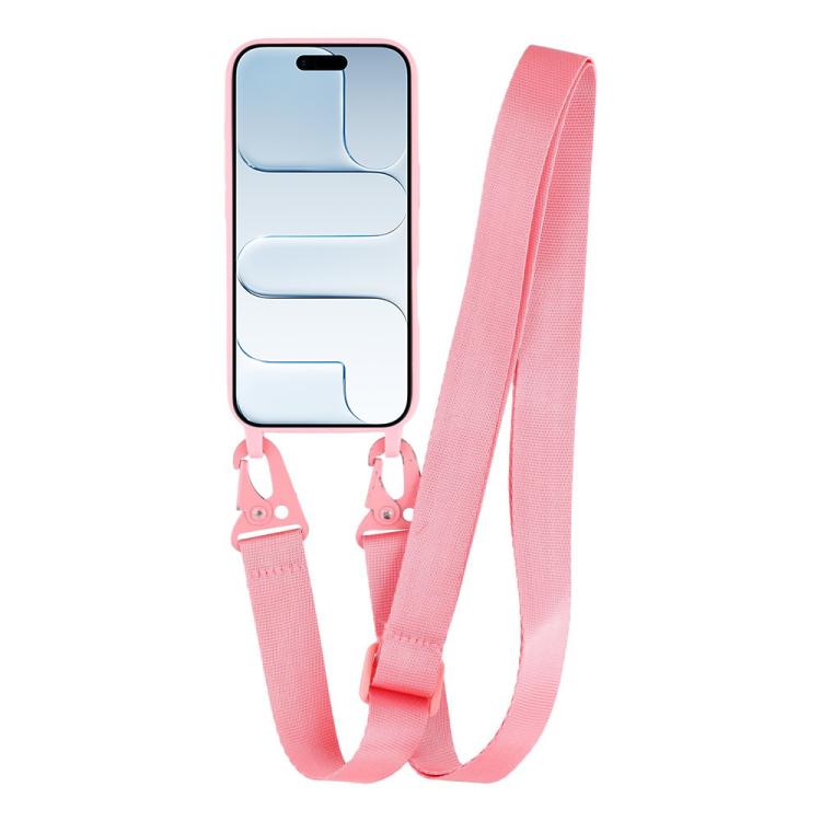 For iPhone Air TPU Soft Matte Phone Case with Long Lanyard