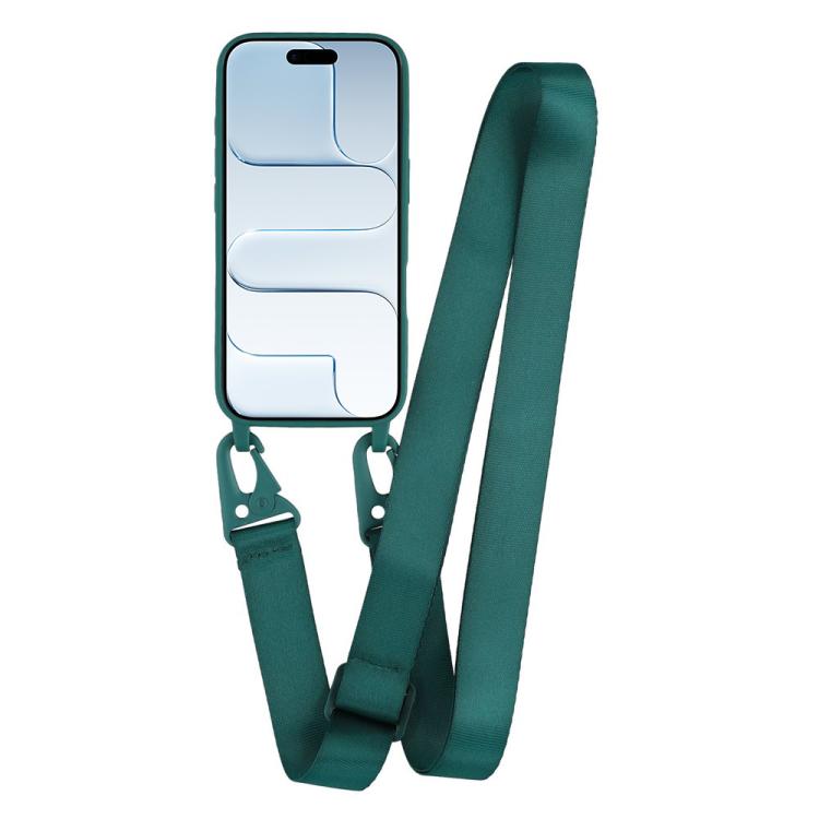 For iPhone Air TPU Soft Matte Phone Case with Long Lanyard