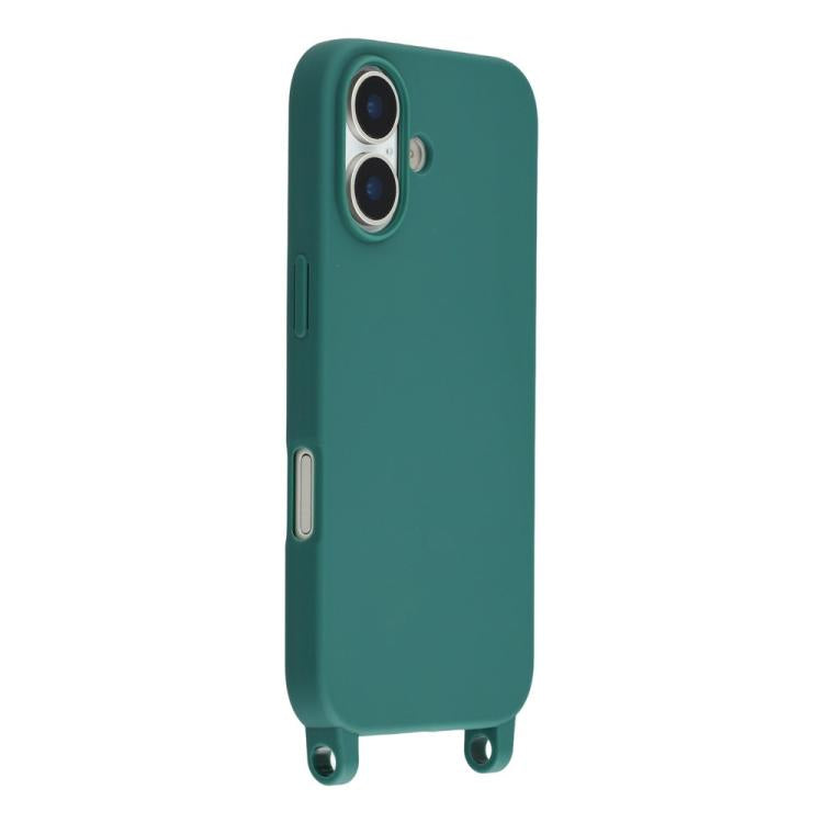 For iPhone Air TPU Soft Matte Phone Case with Long Lanyard