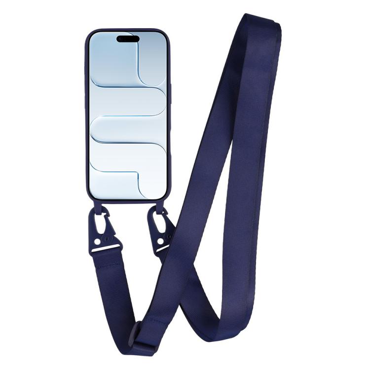 For iPhone Air TPU Soft Matte Phone Case with Long Lanyard