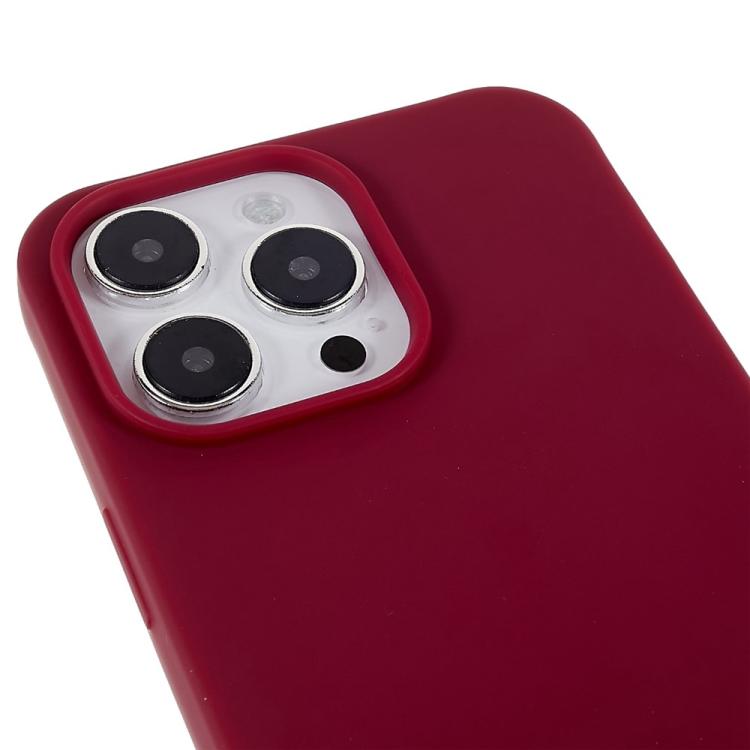 For iPhone 14 Pro TPU Soft Matte Phone Case with Long Lanyard