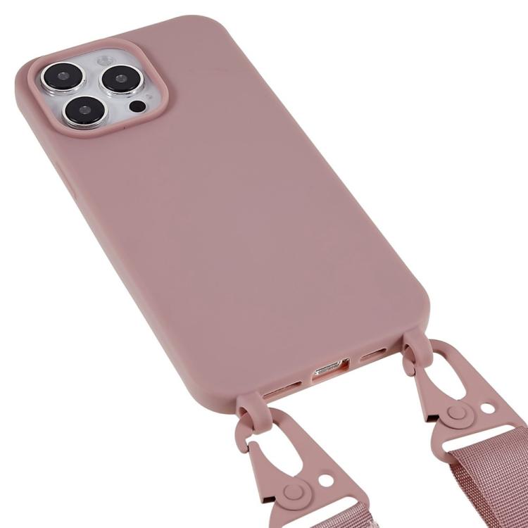 For iPhone 11 Pro TPU Soft Matte Phone Case with Long Lanyard