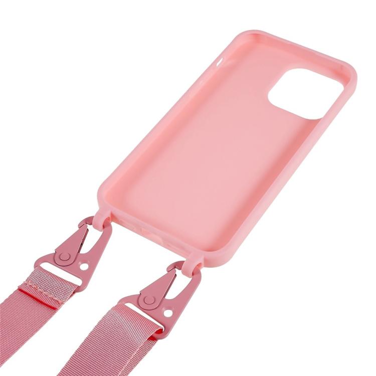 For iPhone 11 Pro TPU Soft Matte Phone Case with Long Lanyard