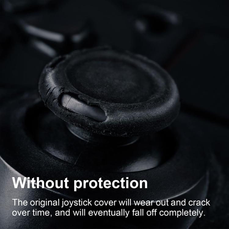 XDcase 6pcs Joystick Thumb Grip Cap Stackable Cover for Nintendo Switch Pro Controller - Black