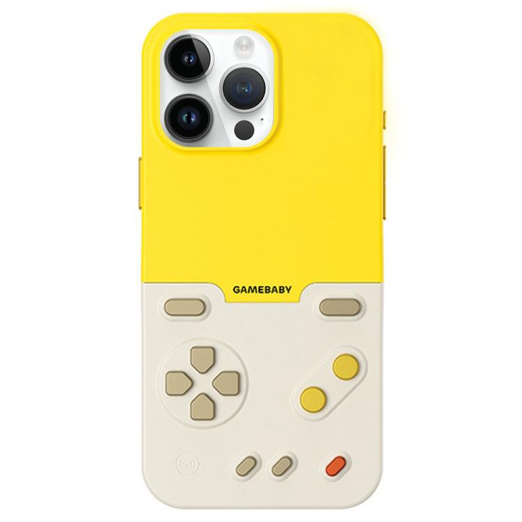 For iPhone 15 Pro Max BitmoLab GAMEBABY Retro Handheld Game Console Design Phone Case