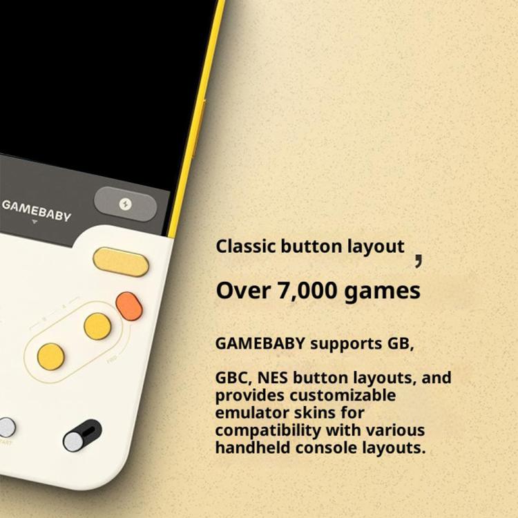 For iPhone 17 Pro BitmoLab GAMEBABY Retro Handheld Game Console Design Phone Case