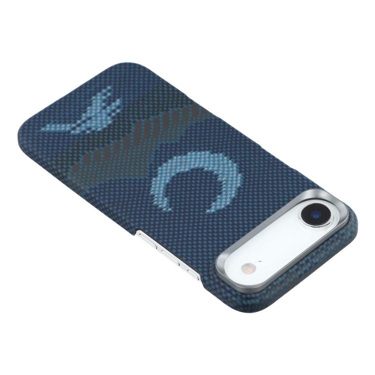 For iPhone Air Aramid Fiber Magnetic Phone Case with Metal Lens Frame