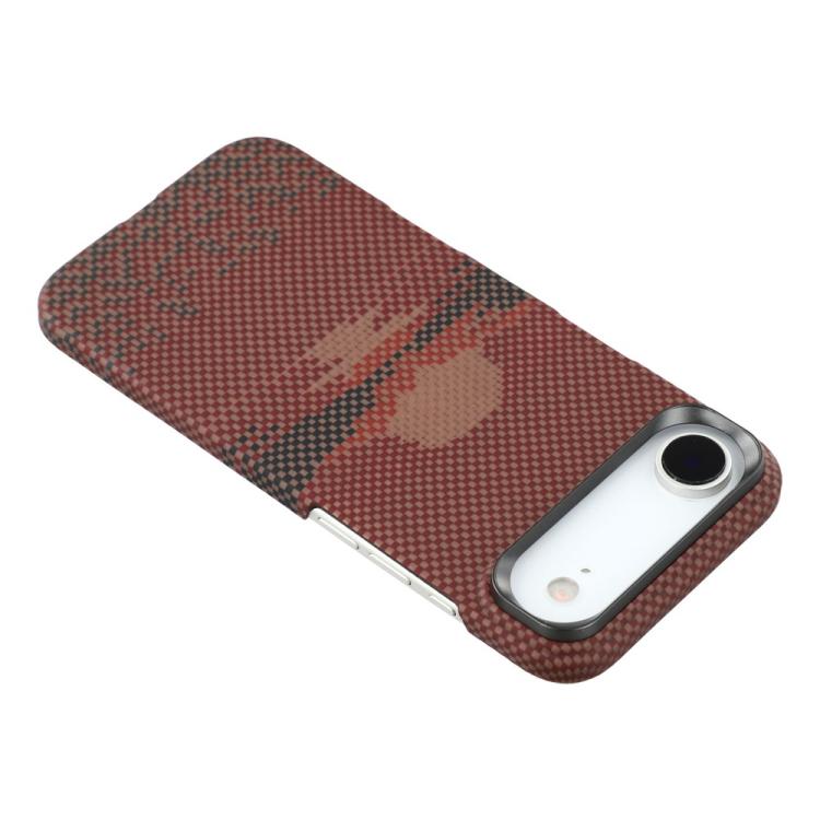 For iPhone Air Aramid Fiber Magnetic Phone Case with Metal Lens Frame