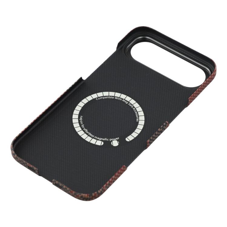 For iPhone Air Aramid Fiber Magnetic Phone Case with Metal Lens Frame