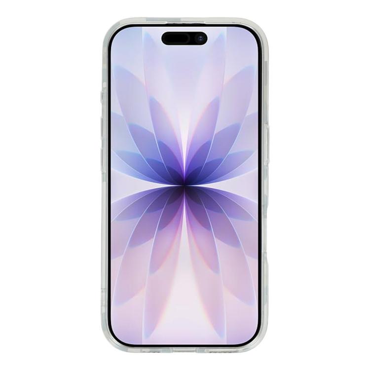 For iPhone 17 Floral Pattern TPU + PC Magnetic Phone Case