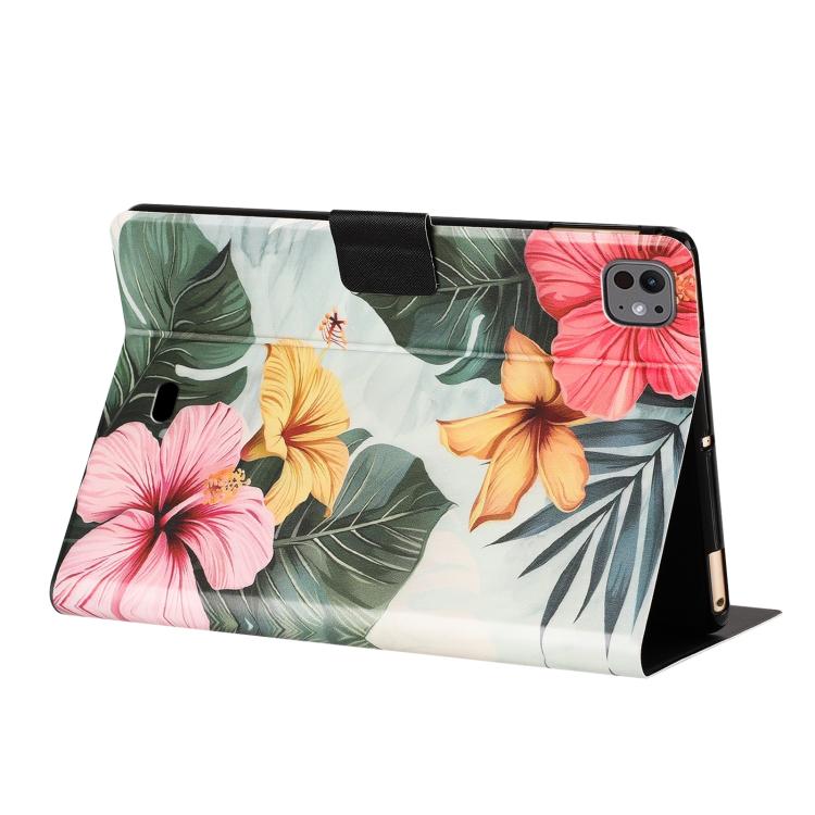 For iPad Pro 11 2025 / 2024 Litchi Texture Voltage Painted Vegan Leather Smart Tablet Case