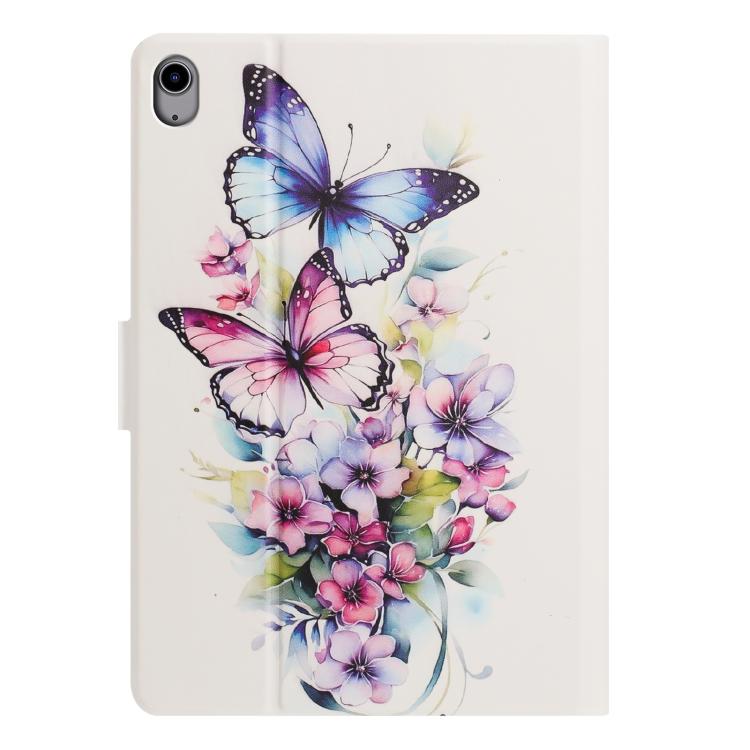 For iPad 2025 / 2022 Litchi Texture Voltage Painted Vegan Leather Smart Tablet Case