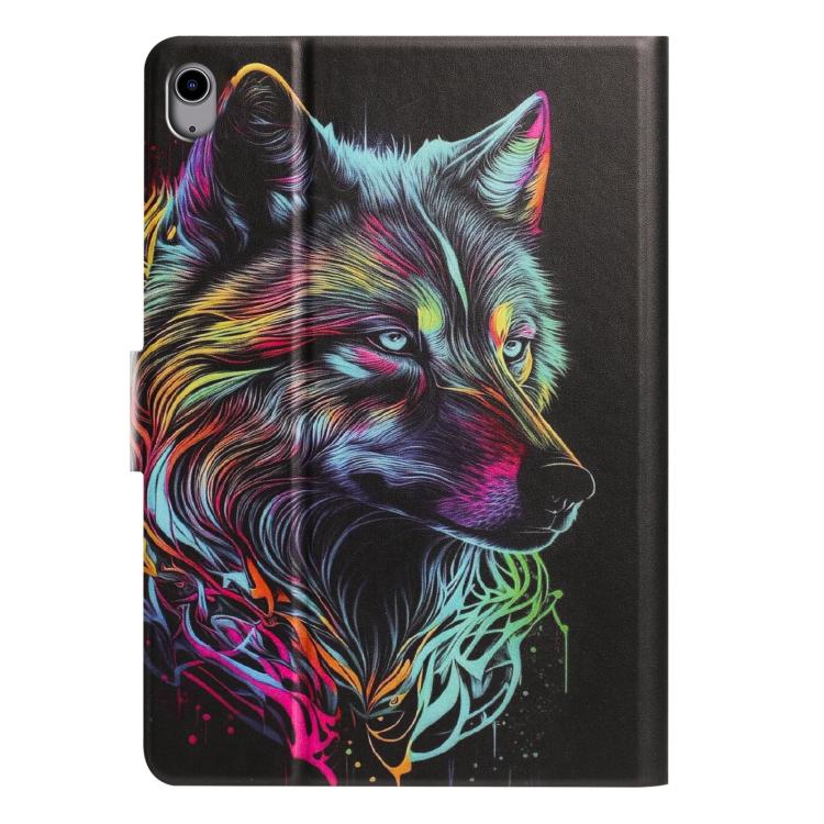 For iPad mini 2024 / mini 6 Litchi Texture Voltage Painted Vegan Leather Smart Tablet Case
