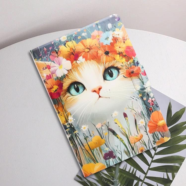 For iPad 9.7 2018 / 2017 Litchi Texture Voltage Painted Vegan Leather Smart Tablet Case