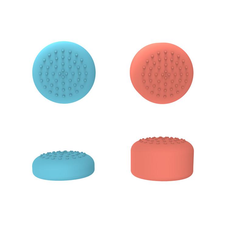 XDcase 12pcs Thumbstick Silicone Anti-Slip Cap for Nintendo Switch 2 - Orange/Blue/Black