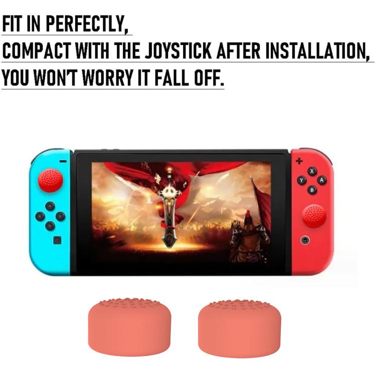 XDcase 12pcs Thumbstick Silicone Anti-Slip Cap for Nintendo Switch 2 - Orange/Blue/Black