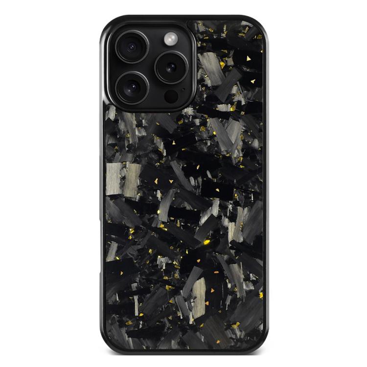For iPhone 16 Pro Max Carbon Fibre PC + TPU Magnetic Phone Case