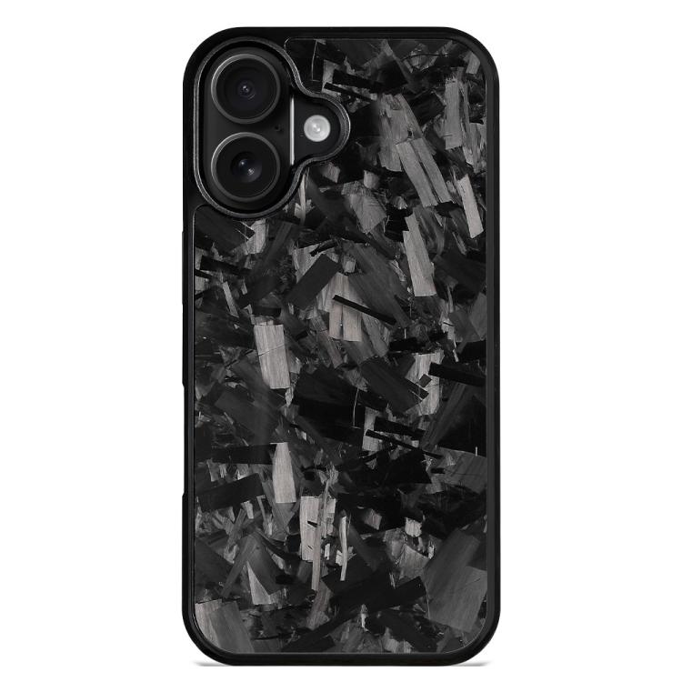 For iPhone 16 Plus Carbon Fibre PC + TPU Magnetic Phone Case