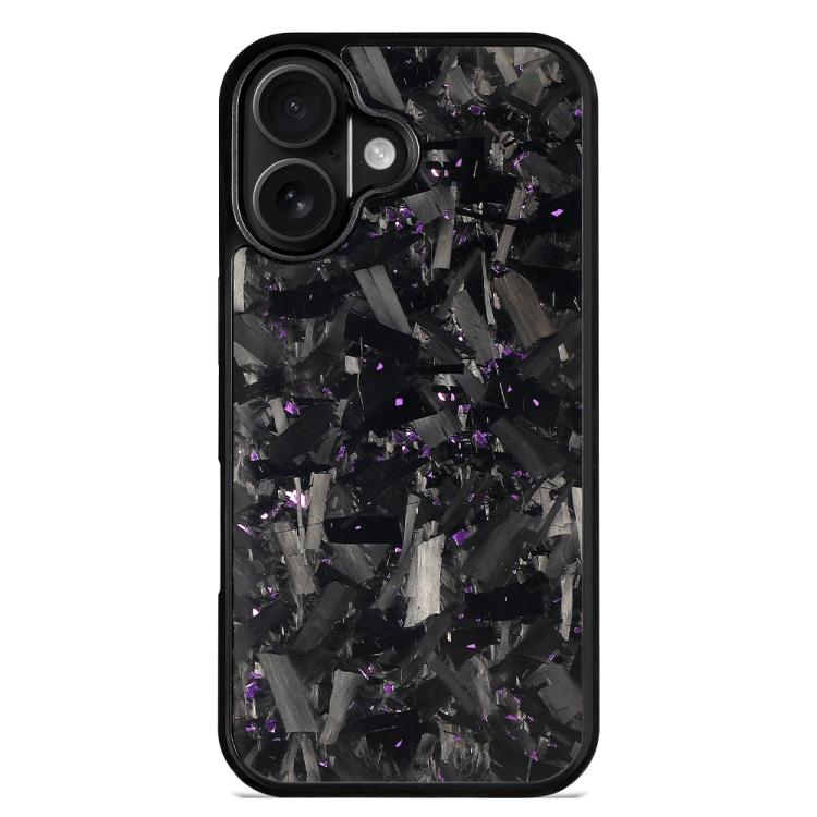 For iPhone 16 Plus Carbon Fibre PC + TPU Magnetic Phone Case