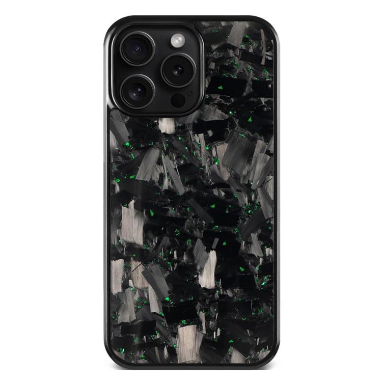 For iPhone 15 Pro Max Carbon Fibre PC + TPU Magnetic Phone Case