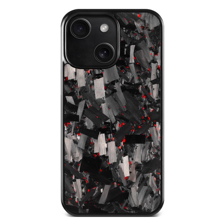 For iPhone 15 Plus Carbon Fibre PC + TPU Magnetic Phone Case