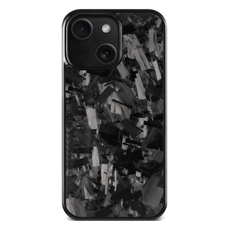For iPhone 13 Carbon Fibre PC + TPU Magnetic Phone Case